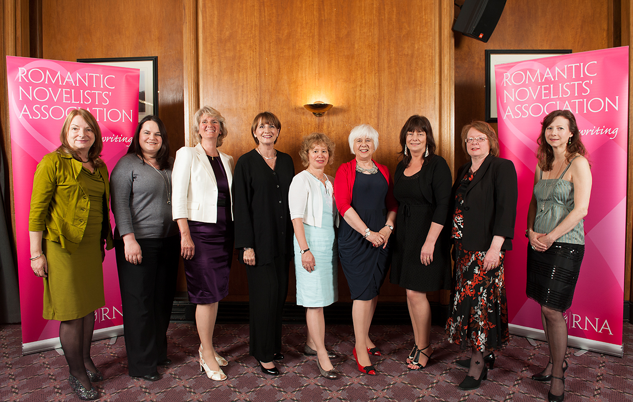 The Joan Hessayon nominees - winner Liesel Schwarz is second from left, I'm third from right.